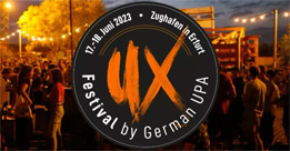 Werbebanner für UX Festival German UPA 2023