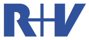Logo der R+V Versicherung AG.