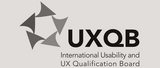 Schwarzweiß Logo des UXQB - International Usability and User Experience Qualification Board e.V.