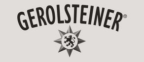 Schwarzweiß Logo der Gerolsteiner Brunnen GmbH & Co. KG.